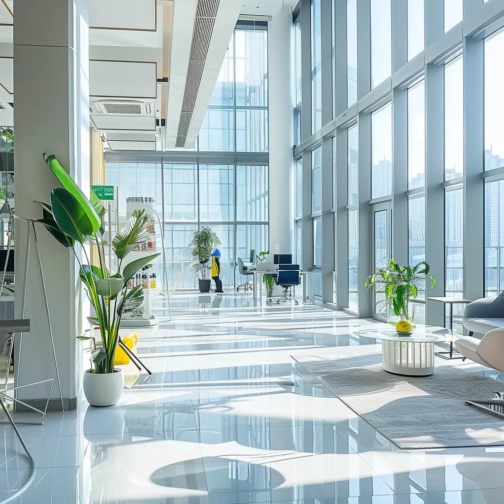 Professional office cleaning service enhancing workplace hygiene and productivity